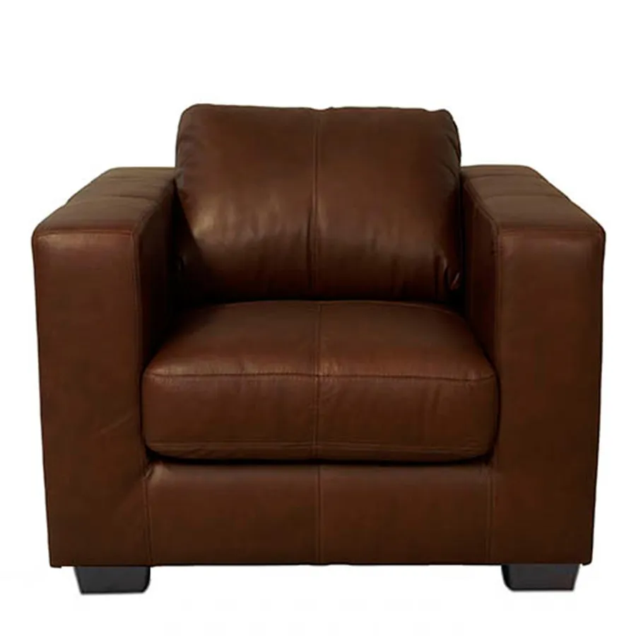 Gordon Armchair in Leather Natural