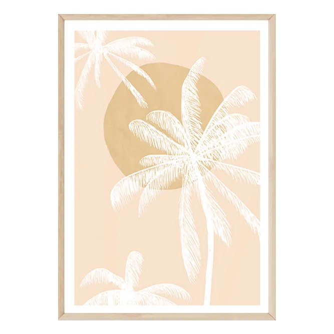 Sunset Palms Peach