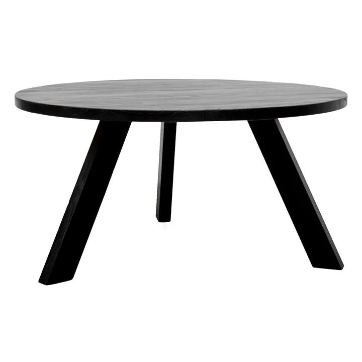 Eban Wooden Round Dining Table, 150cm