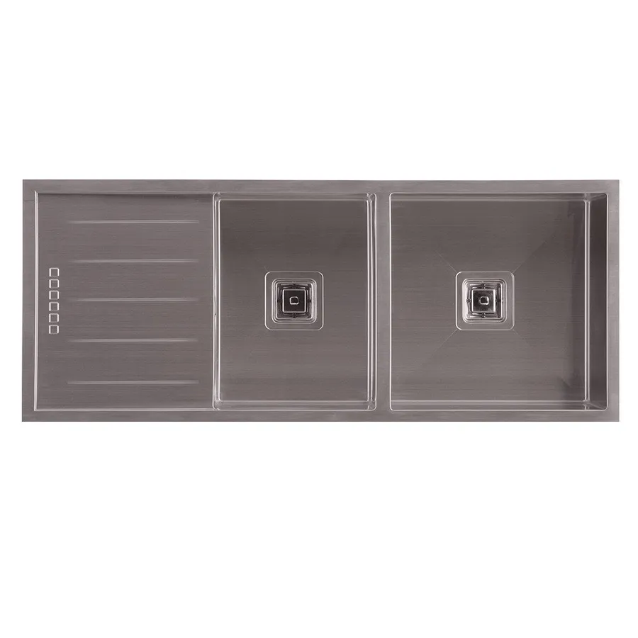 Squareline 1 & 1/2 Bowl Sink with drainer