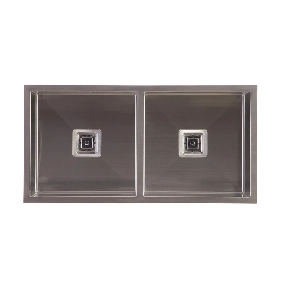 Squareline Double Bowl Sink