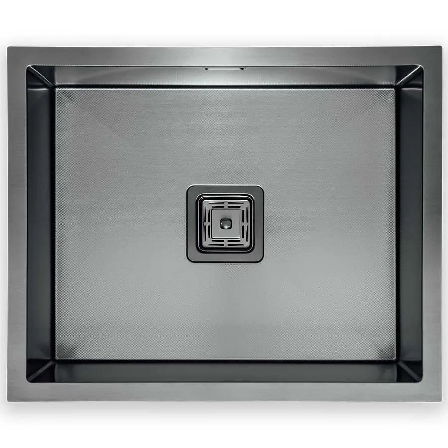 Squareline Laundry Sink Linen - Gun Metal