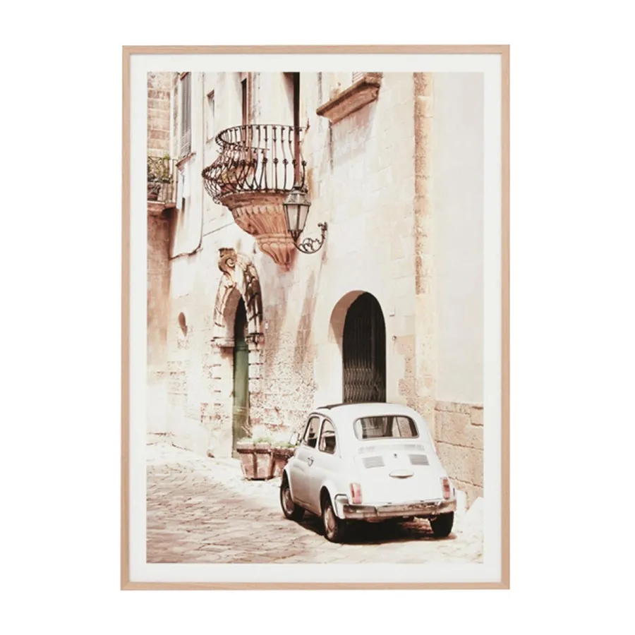 European Adventure Framed Print in 100 x 140cm