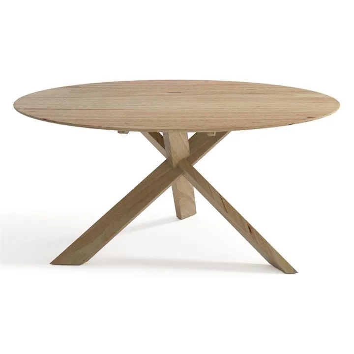 Mallorca Messmate Timber Round Dining Table, 160cm