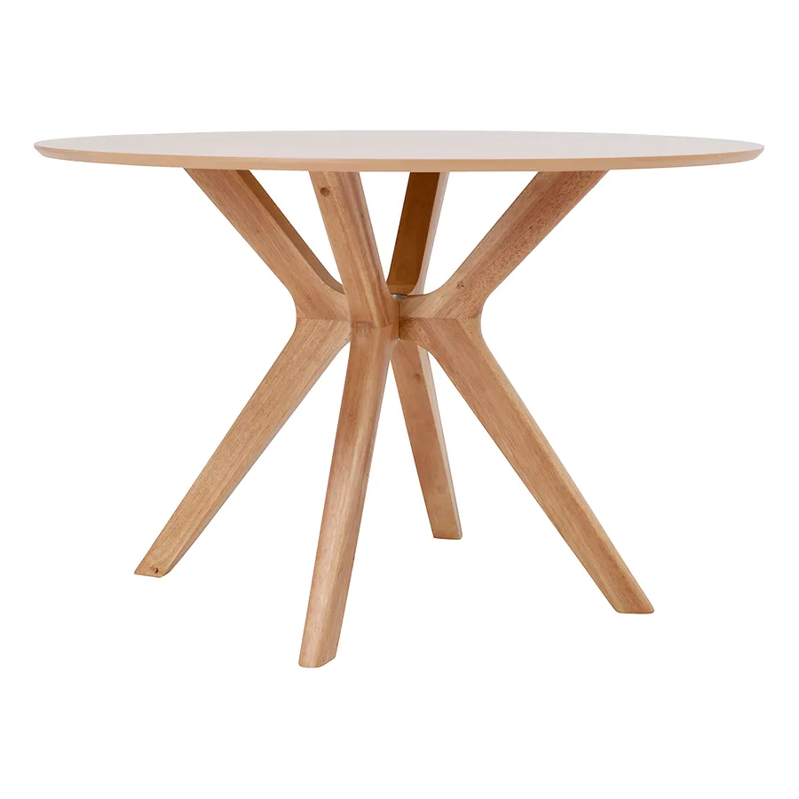 Padma Round Dining Table 120cm in Clear