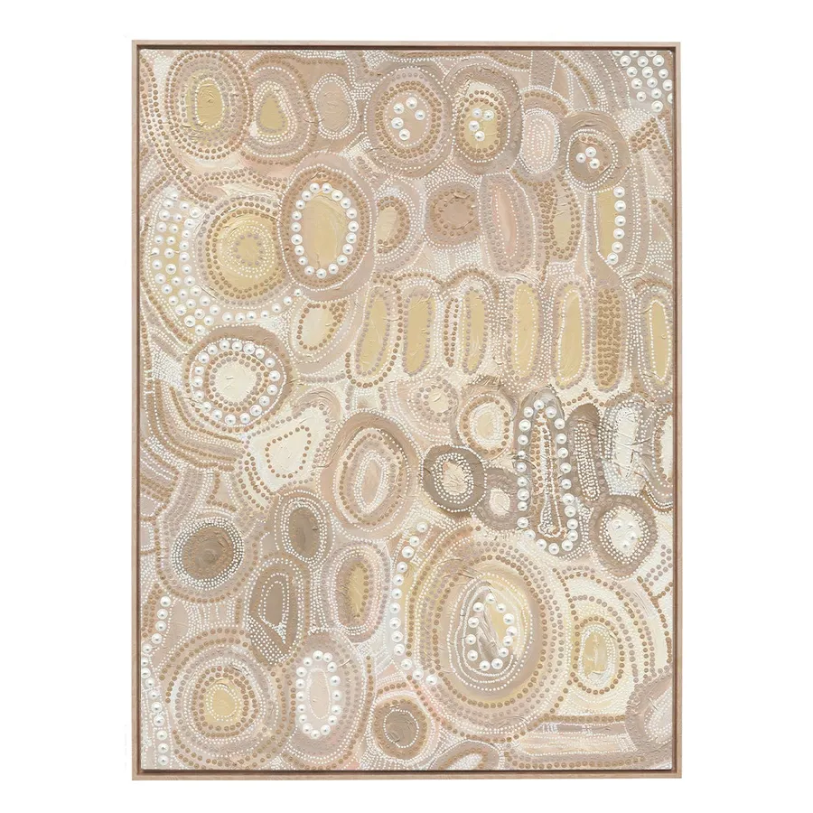 Marramarra Portrait Box Framed Canvas in 93 x 123cm
