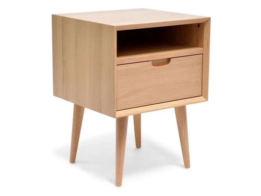 Asta SQ Wooden Bedside Table by Interior Secrets - AfterPay Available