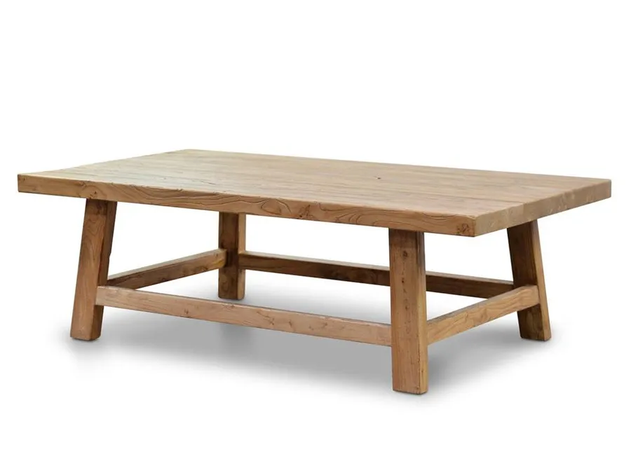 Canova 1.1m Reclaimed Wood Rectangular Coffee Table by Interior Secrets - AfterPay Available