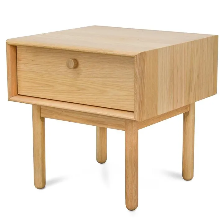 Kenston Wooden Lamp Side Table with Drawer - Natural by Interior Secrets - AfterPay Available