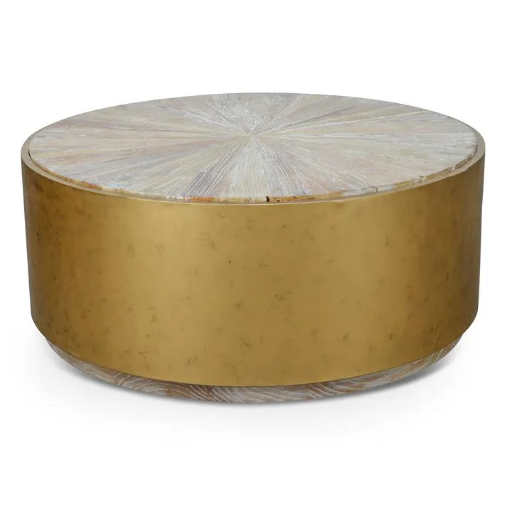 Melvin 1m Round Elm Coffee Table by Interior Secrets - AfterPay Available