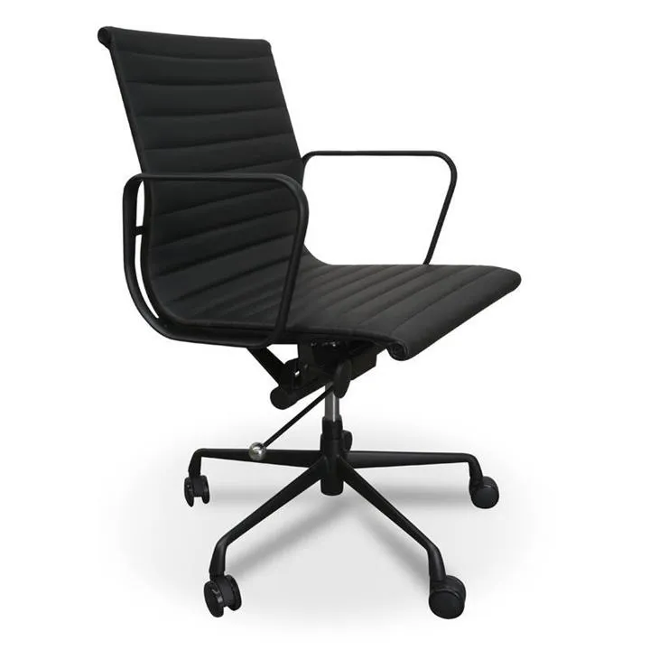 Floyd Low Back Office Chair - Full Black by Interior Secrets - AfterPay Available