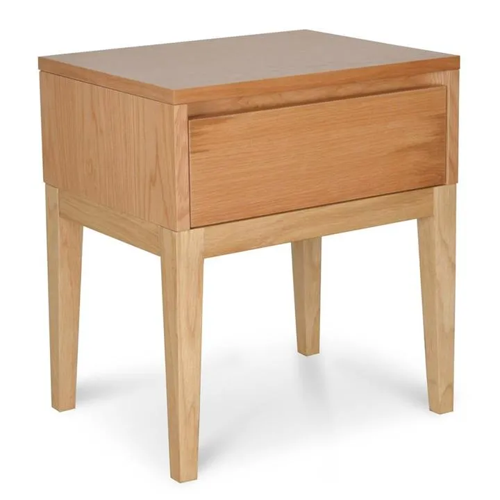 Penley Bedside Table - Natural Oak by Interior Secrets - AfterPay Available