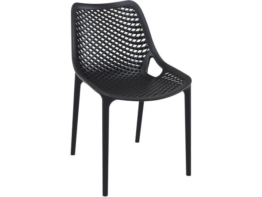 Aro Indoor / Outdoor Dining Chair - Black by Interior Secrets - AfterPay Available