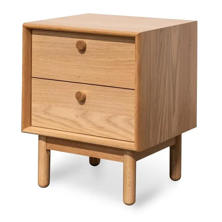 Kenston 2 Drawer Side Table - Oak by Interior Secrets - AfterPay Available