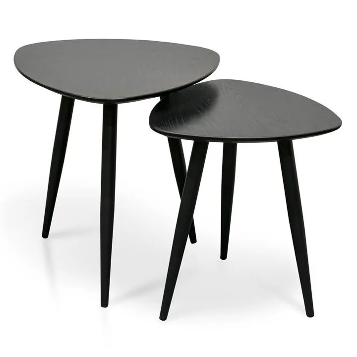 Set of 2 - Lauren Side Table - Black by Interior Secrets - AfterPay Available
