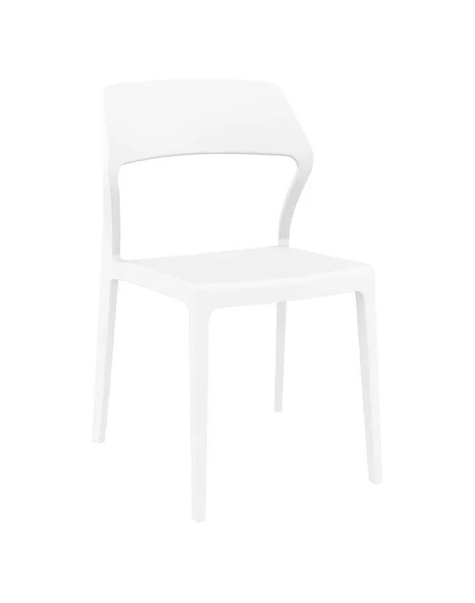 Specter Indoor / Outdoor Dining Chair - White by Interior Secrets - AfterPay Available