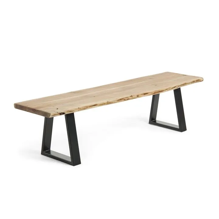 Sono Solid Wattle Timber Bench Seat - Natural by Interior Secrets - AfterPay Available