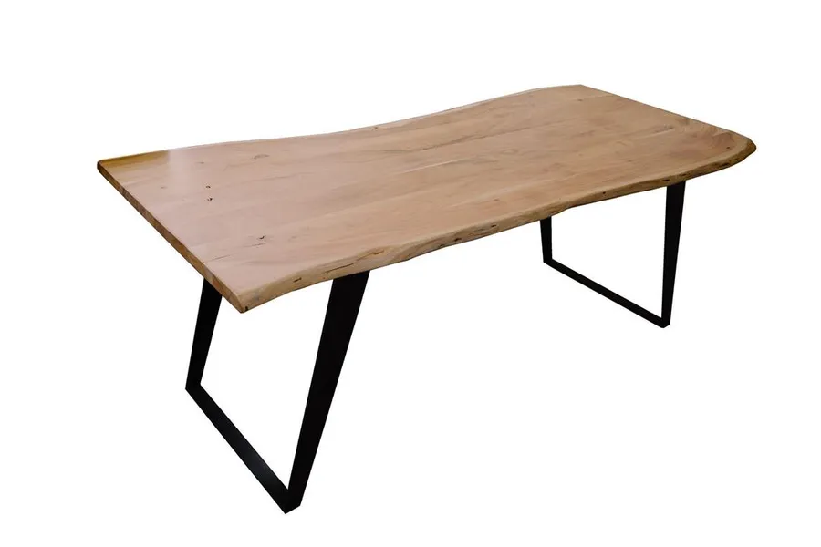 Berlin Acacia Babul Wood Dining Table - Natural by Interior Secrets - AfterPay Available