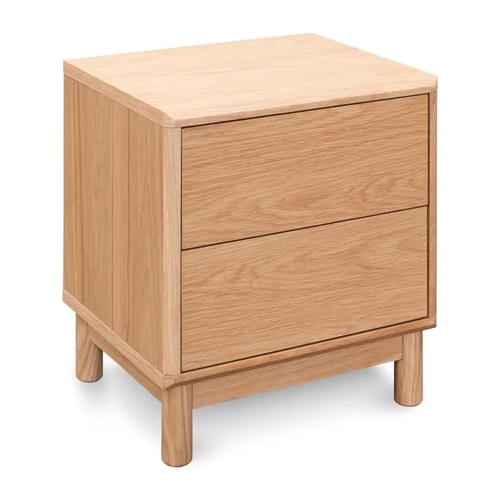 Eloise Bedside Table - Natural Oak by Interior Secrets - AfterPay Available