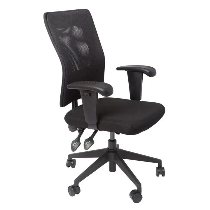 Step Ergonomic Mesh Office Chair - Black by Interior Secrets - AfterPay Available