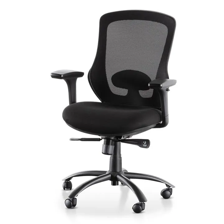 Brice Mesh Office Chair - Full Black by Interior Secrets - AfterPay Available