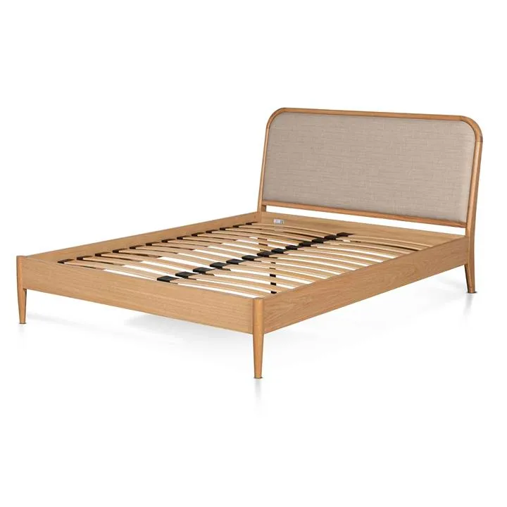 Asta Queen Bed - Beige by Interior Secrets - AfterPay Available