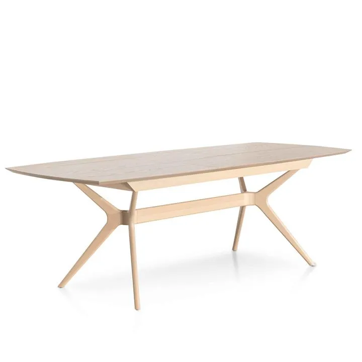 Nora Extendable Dining Table - Pale Oak by Interior Secrets - AfterPay Available