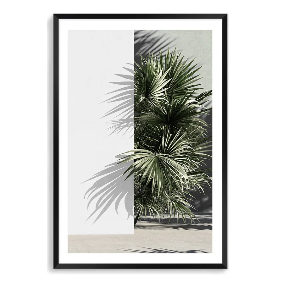 Palms Edge | Palm Springs Palm Tree Architecture Print