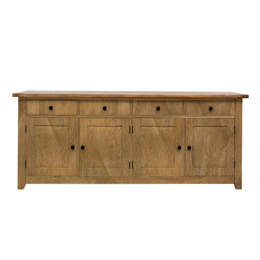 Mango Creek 4 Door Buffet 208cm in Clear