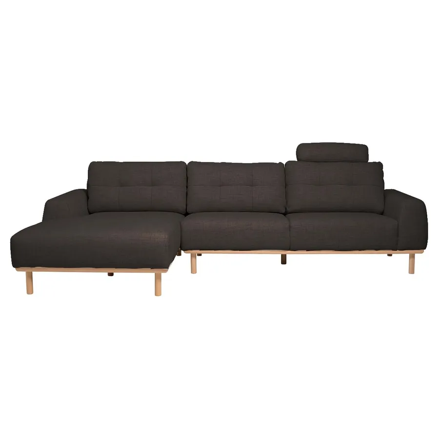 Stratton 3 Seater Sofa + Chaise LHF in Cloud Storm