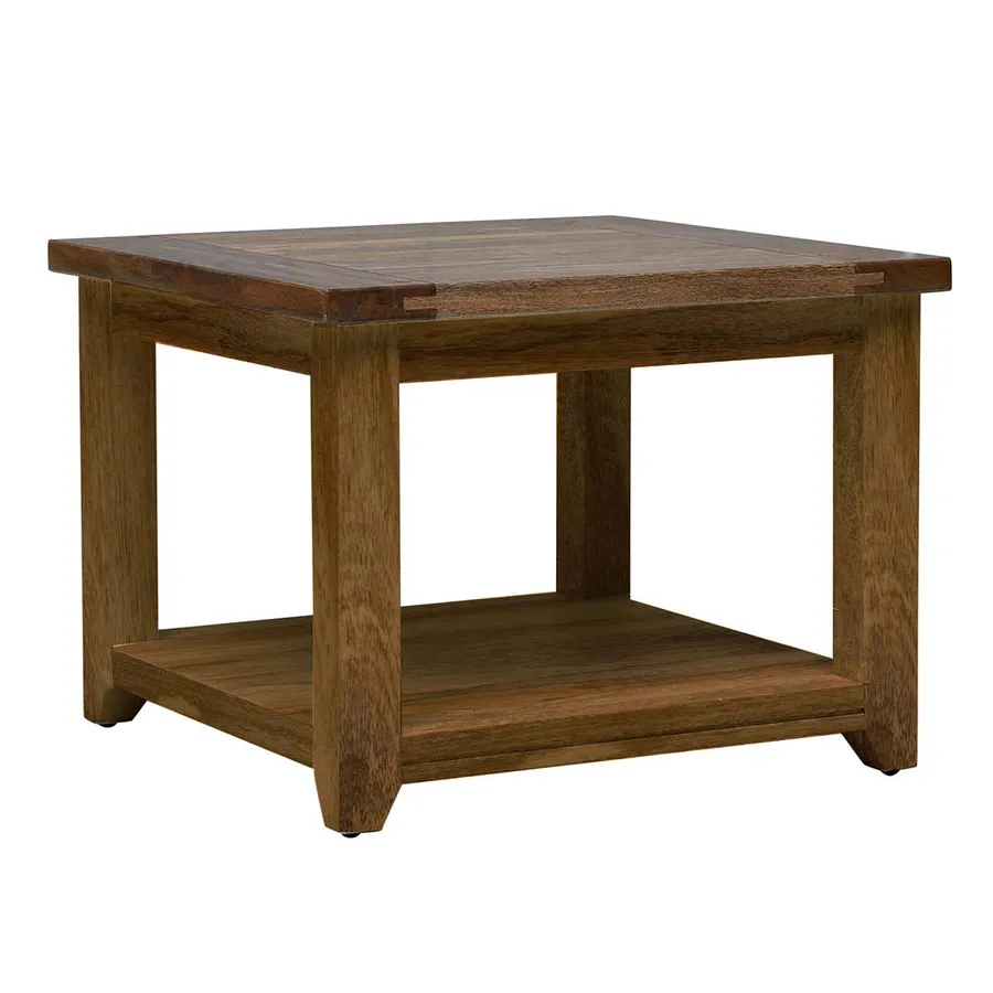 Mango Creek Side Table 60cm in Rustic Chocolate