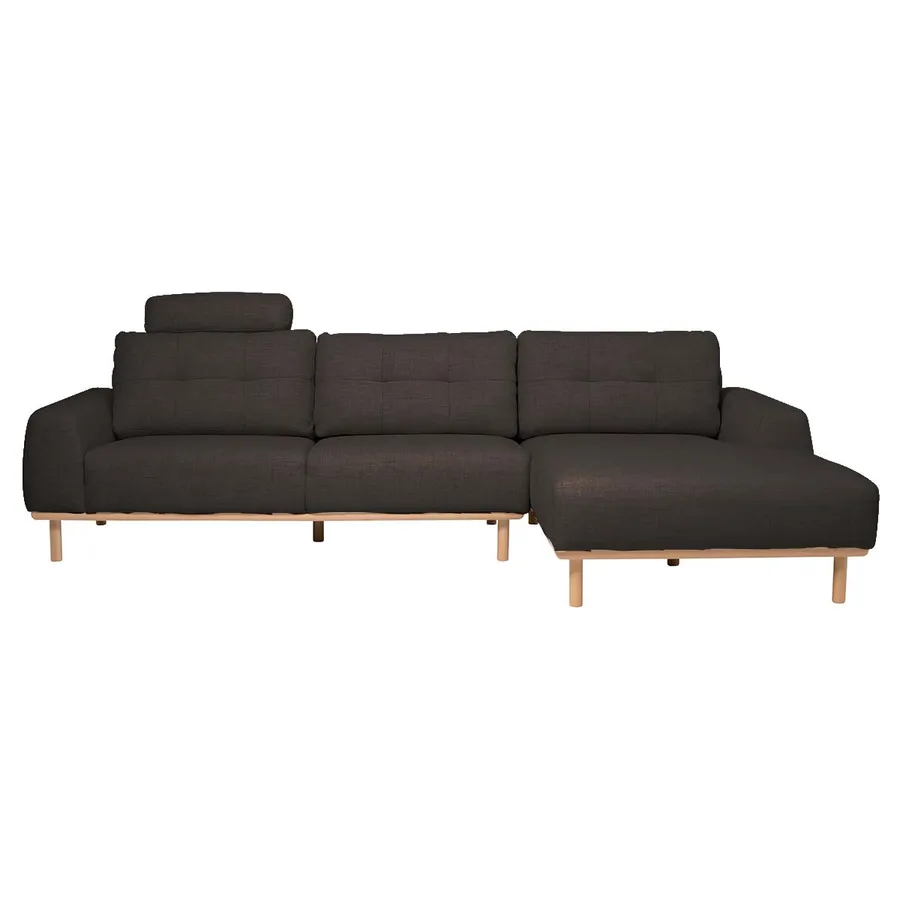 Stratton 3 Seater Sofa + Chaise RHF in Cloud Storm