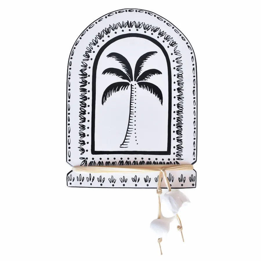 Black & White Coco Palm