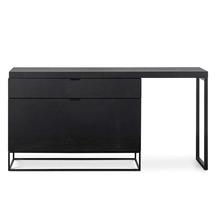 Anwen Extendable Home Office Desk - Black by Interior Secrets - AfterPay Available