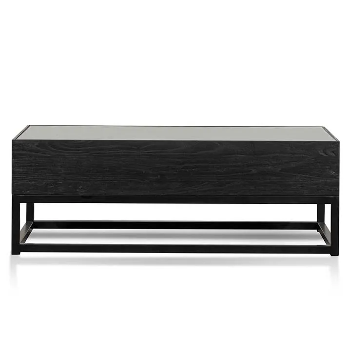 Ted 1.2m Elm Coffee Table - Full Black by Interior Secrets - AfterPay Available