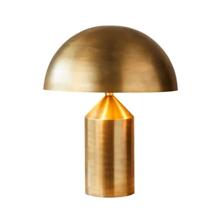 Jacaranda Metal Table Lamp, Brass