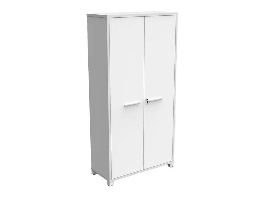 Axis 5 Shelves Cupboard Storage Cabinet - White by Interior Secrets - AfterPay Available