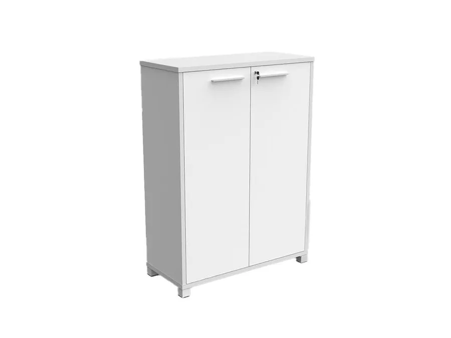 Axis 3 Shelves Cupboard Storage Cabinet - White by Interior Secrets - AfterPay Available