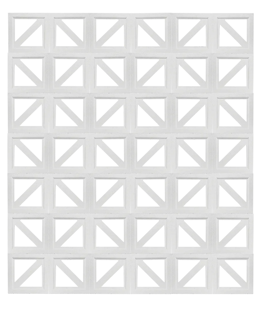 Traverse  Breeze Block White Small