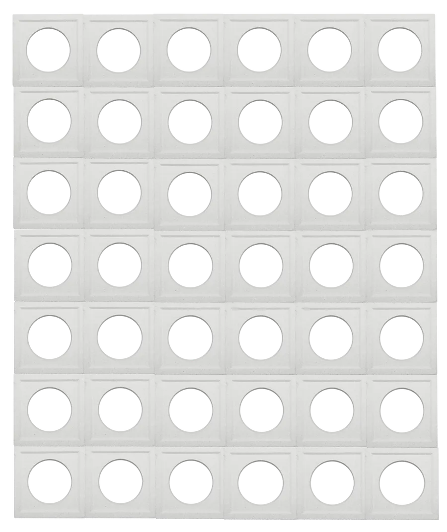 Orb Breeze Block White Small