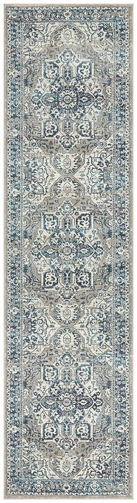 Babylon 207 Blue Runner Rug