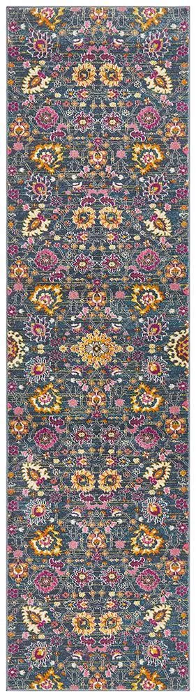 Babylon 210 Blue Runner Rug