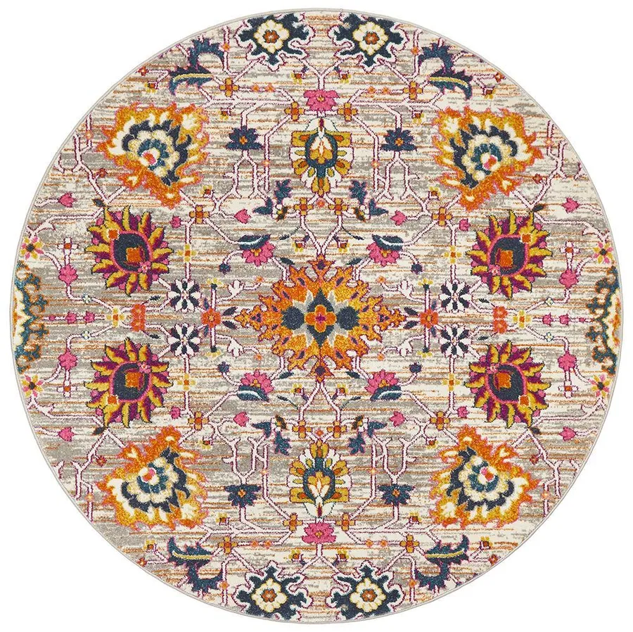 Babylon 210 Multi Round Rug