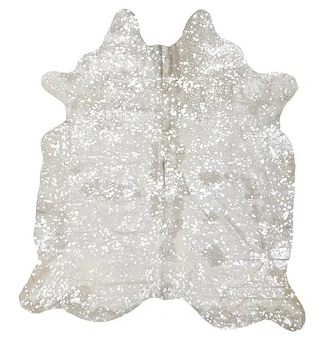 Cow Hide Silver