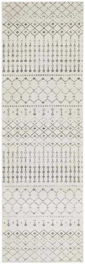 Chrome Elsa Silver Runner Rug
