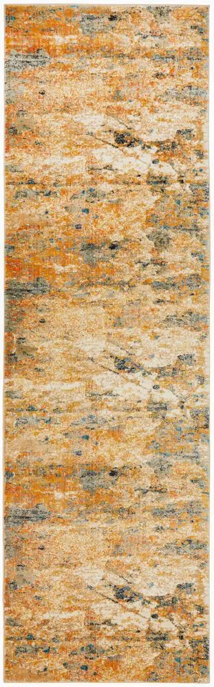 Dream Scape 860 Rust Runner Rug