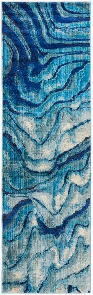 Dream Scape 862 Indigo Runner Rug