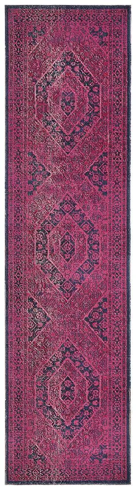 Eternal 912 Magenta Runner Rug