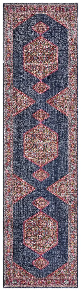 Eternal 915 Navy Runner Rug