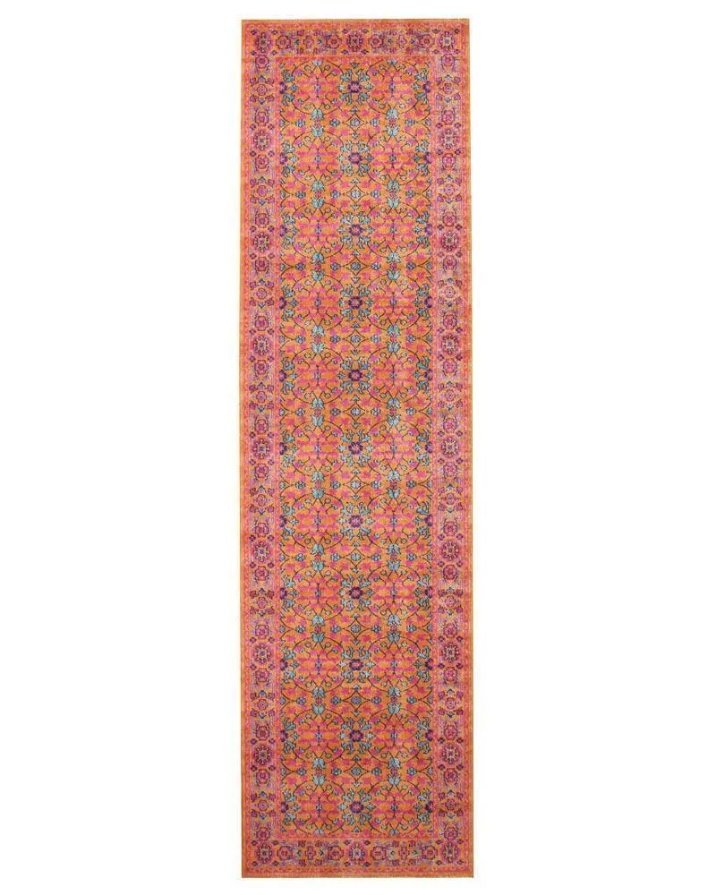 Eternal 917 Rust Runner Rug